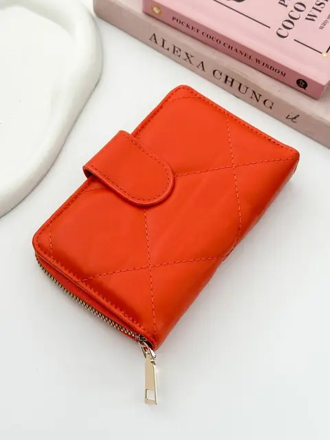BILLETERA 125076 B41 NARANJA