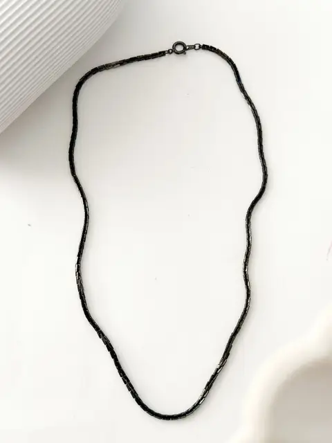 CADENA ACERO 45CM NEGRO N17