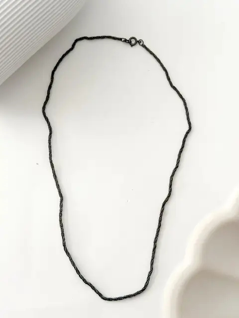 CADENA ACERO NEGRO 45CM N16