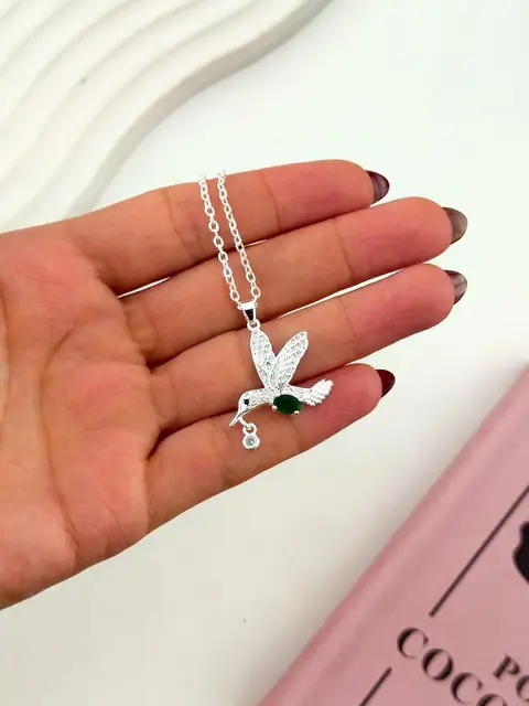 COLLAR COLIBRI VERDE BCO1297