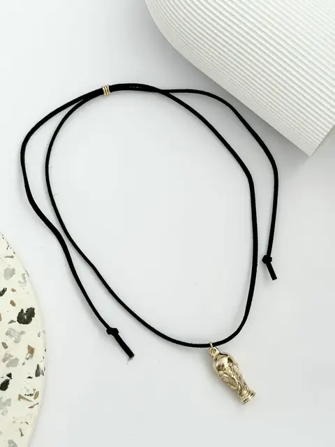 COLLAR CORDÓN COPA DORADO DCO268