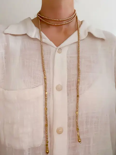 COLLAR LARGO MOSTACILLONES QCO636