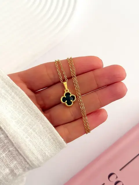 COLLAR TRÉBOL VERDE DCO910