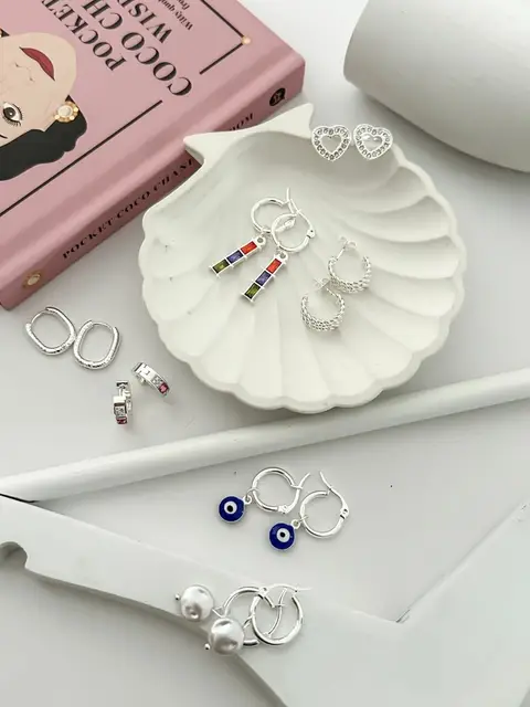 Combo Aros Acero Blanco x10 PA01