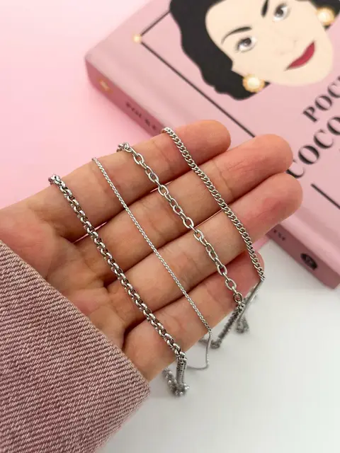 PA82 PACK CADENAS ACERO QUIRURGICO SURTIDAS X3