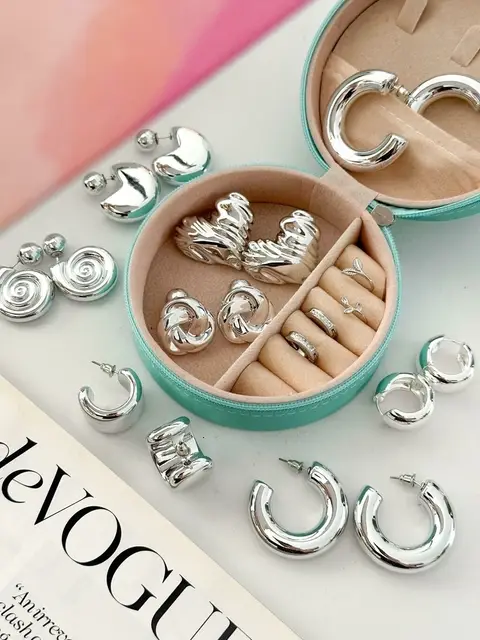 PACK X10 AROS FANTASIA PASANTE ACERO PA734