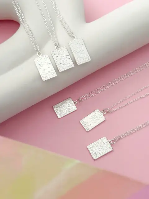 PACK X3 COLLARES BLANCO PA306