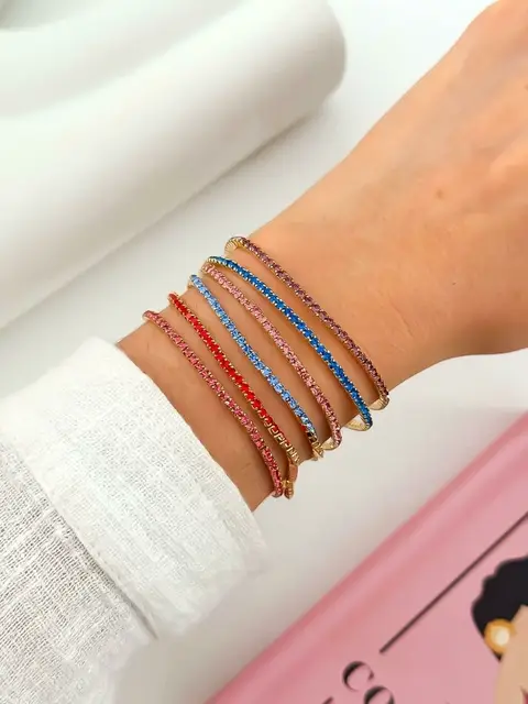 PACK X3 PULSERA STRASS PA527