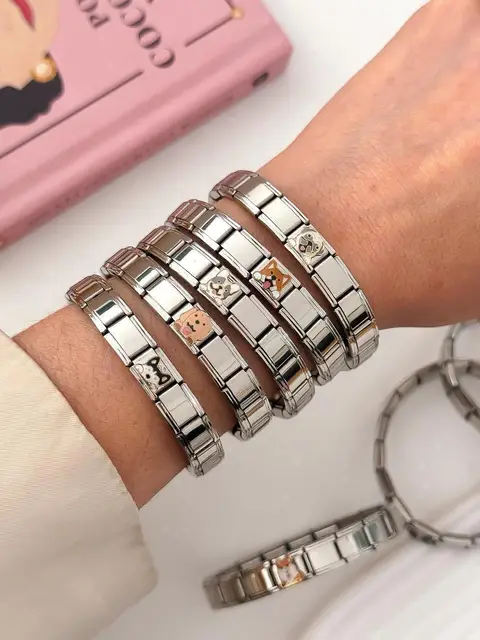 PACK X3 PULSERAS ITALIANA SURTIDAS PA1189