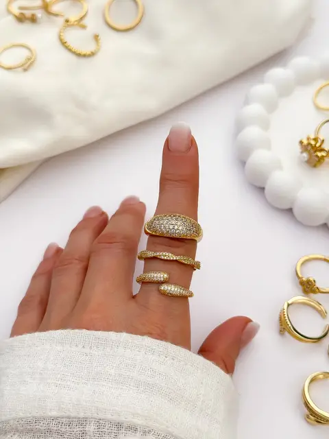 PACK x5 ANILLOS MICROPAVE PA1144