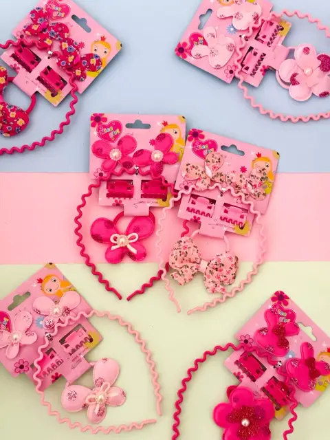 PACK X5 SET ACCESORIO PELO INFANTIL PA1115