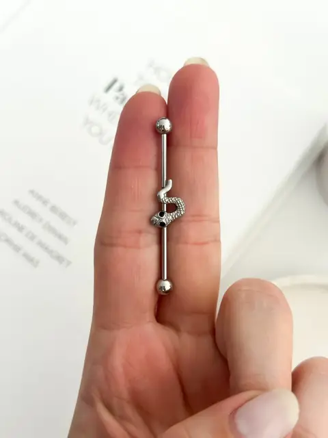 PIERCING BARRA SERPIENTE QA681