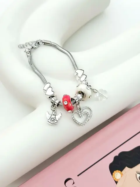PULSERA CHARMS CON DIJES QP639