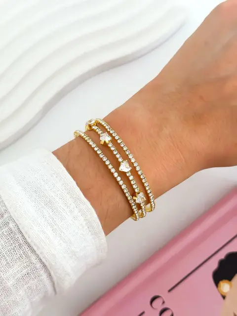 PULSERA STRASS DP525