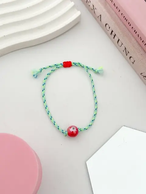 PULSERA / TOBILLERA CORDON OJO AC316