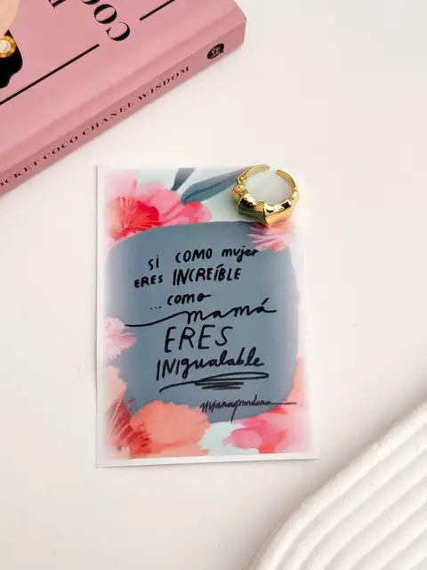 SET ANILLO REGULABLE + CARTON PA812