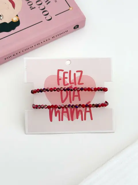 SET DE PULSERAS + CARTON PA700